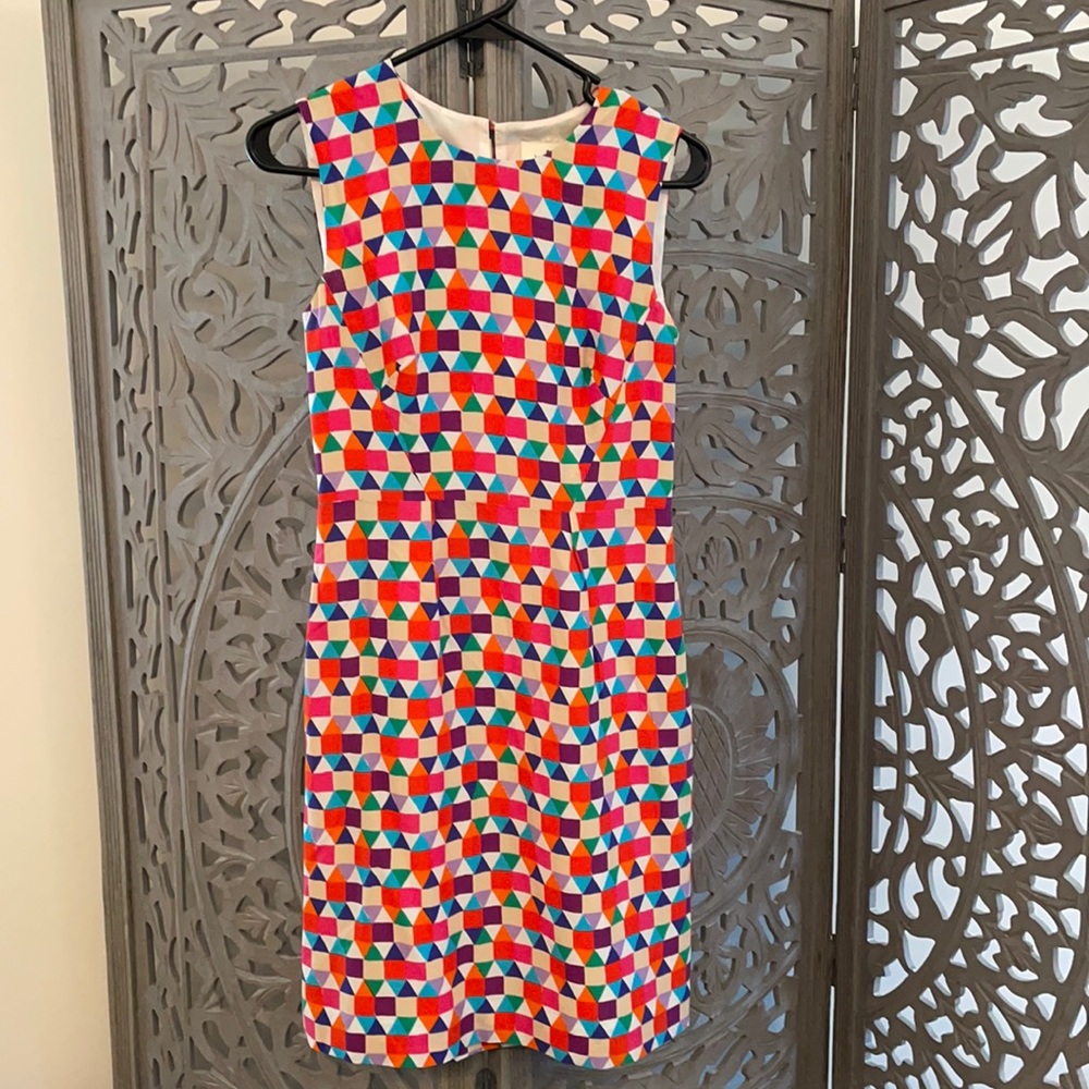 Kate Spade New York Abbey Geometric Print Sheath